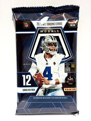 2025 Panini Mosaic Football NO HUDDLE Hobby Pack
