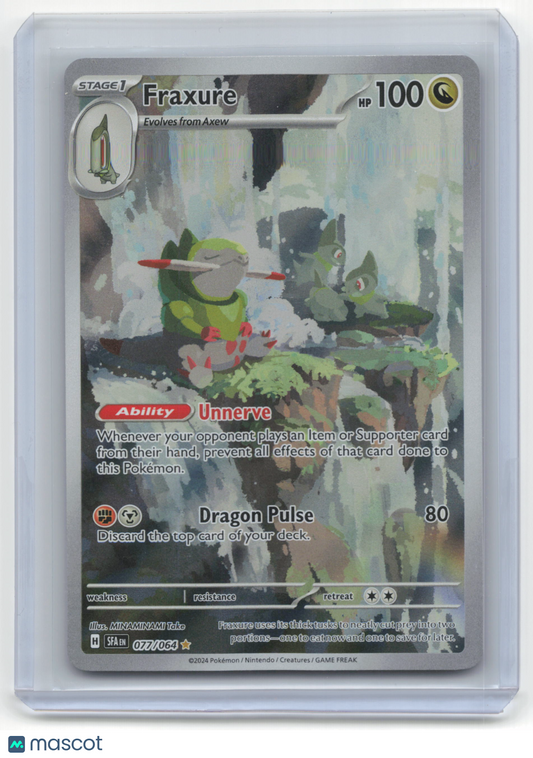 2024 Pokemon TCG Fraxure Shrouded Fable #077/064