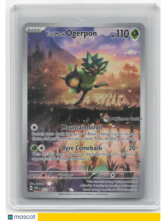 2023 Pokemon Ogerpon promo #SV1a 223/165 English - Papa Joey's Collectibles