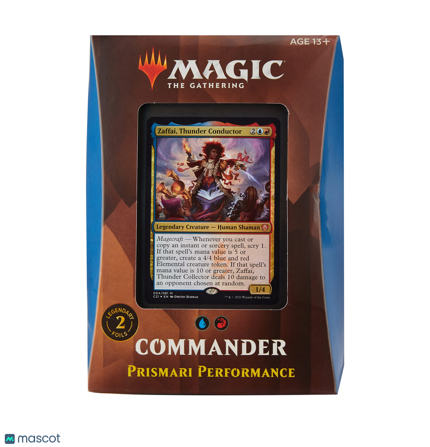 2021 Magic: TG Strixhaven: School of Mages Prismari Performance Commander Deck