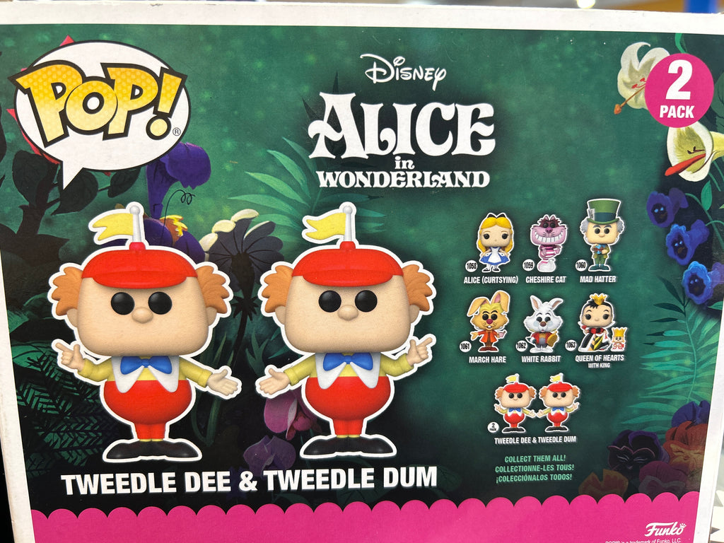 POP! Disney—Alice in Wonderland—Tweedle Dee & Tweedle Dum 2 Pack