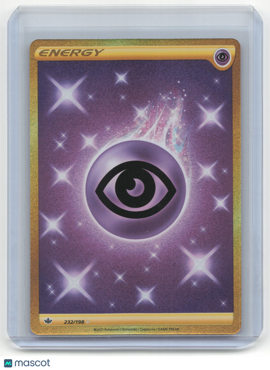 2021 Pokemon Psychic Energy Sword & Shield - Chilling Reign #232/198