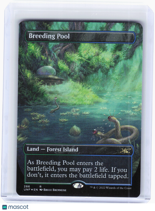 2022 Magic: The Gathering—Breeding Pool #286 Unfinity—Rare Foil (Borderless)