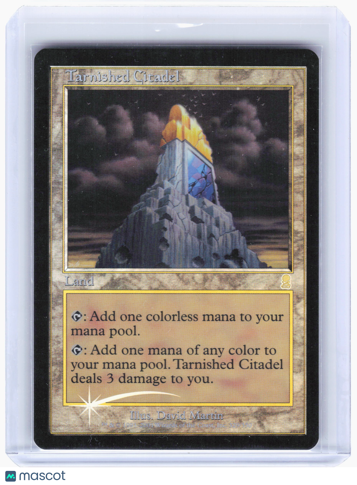 2001 Magic: The Gathering—Tarnished Citadel #329/350 Odyssey—Foil [Mod Played]