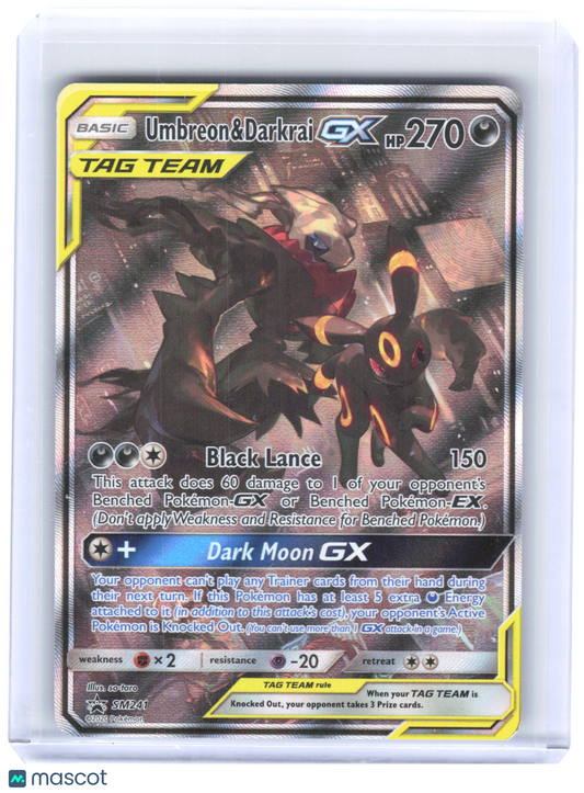 2020 Pokemon Umbreon & Darkrai GX #SM241 Sun & Moon Promos Holo [Lightly Played]