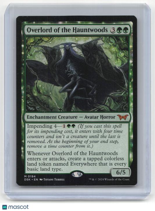 2024 Magic: The Gathering Overlord of the Hauntwoods Duskmourn #0194 English