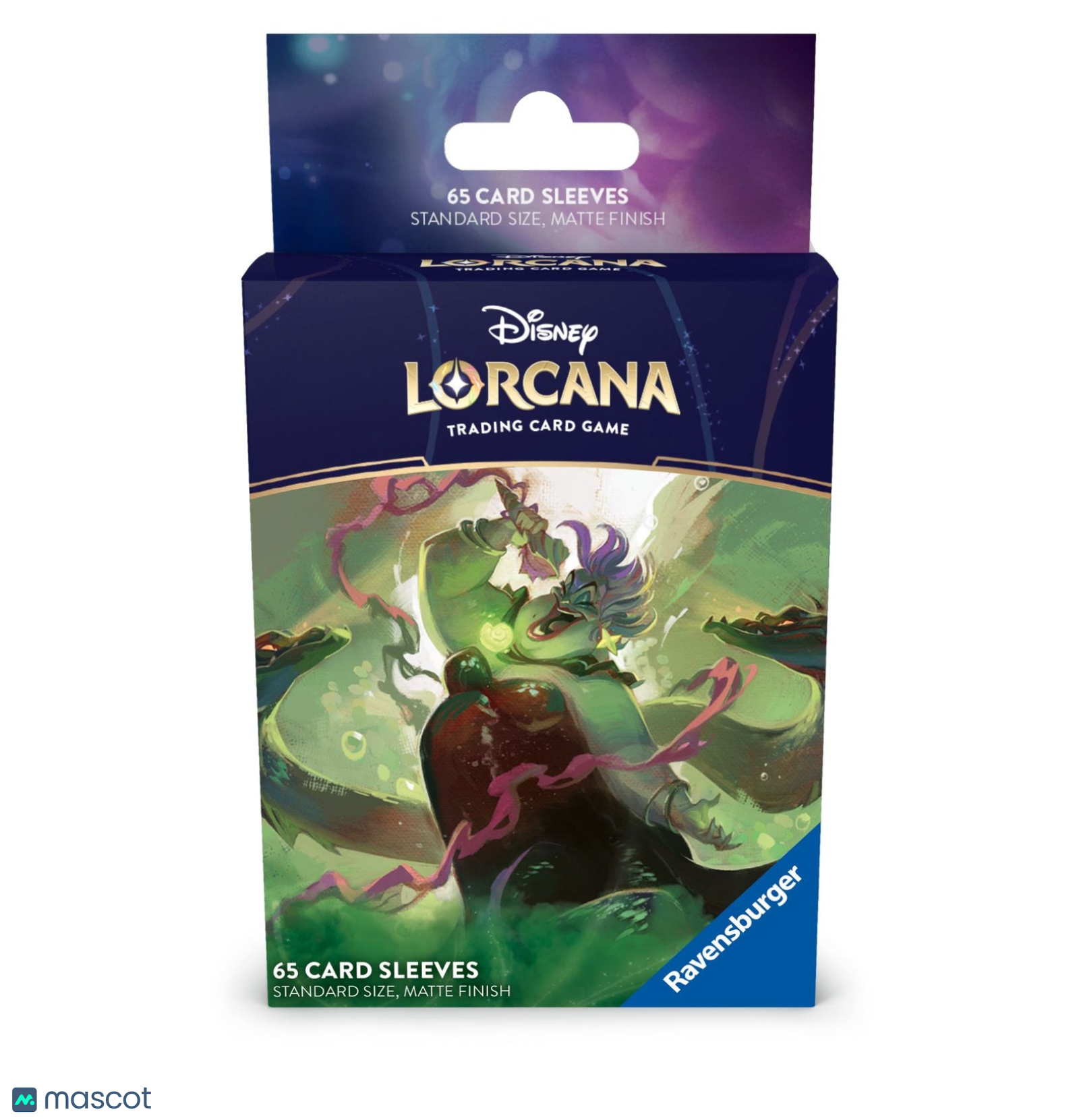 Lorcana Standard 20 Pt. (Ursula, Deceiver of All) Card Sleeves 65 Ct
