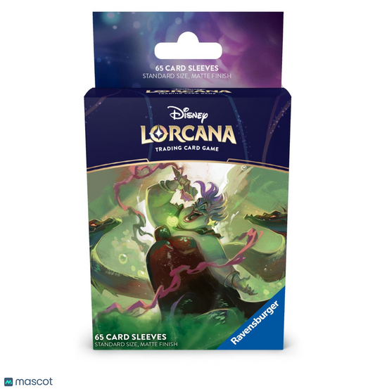 Lorcana Standard 20 Pt. (Ursula, Deceiver of All) Card Sleeves 65 Ct