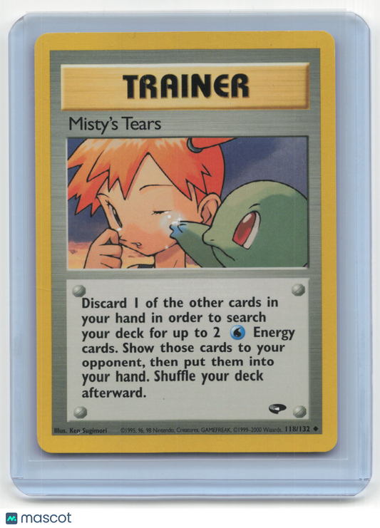 2000 Pokemon Misty's Tears Gym Challenge #118/132 Lightly Played