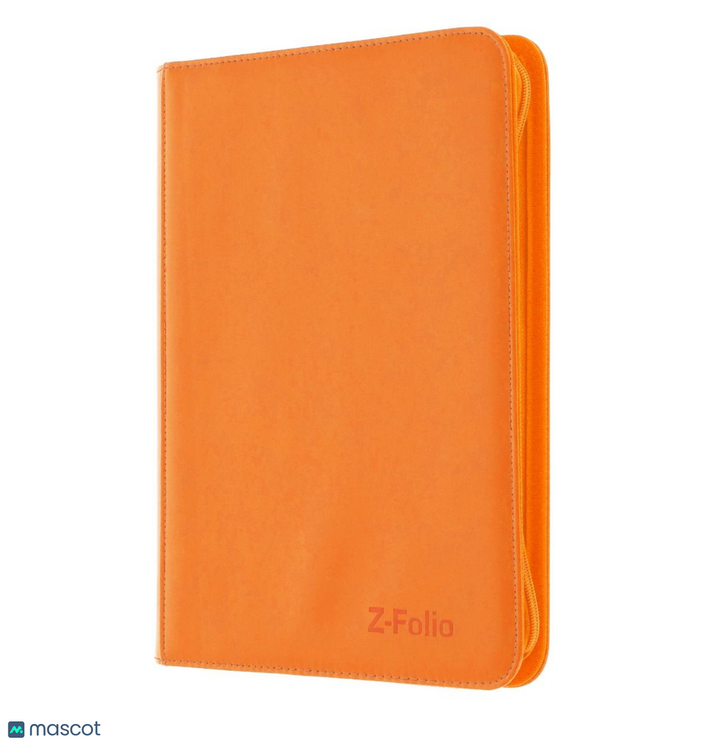 BCW Orange 9-Pocket 360-ct. Standard size Z-Folio Binder