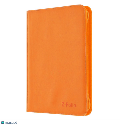 BCW Orange 9-Pocket 360-ct. Standard size Z-Folio Binder