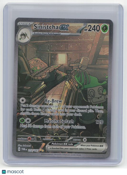 2024 Pokemon TCG Sinistcha EX Twilight Masquerade #210/167