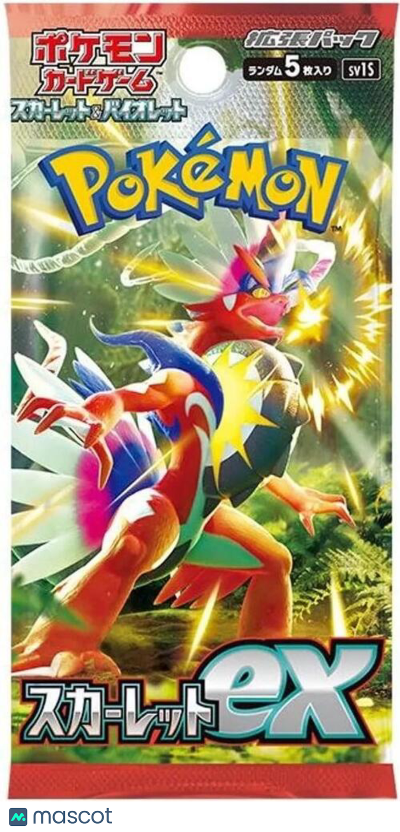 Pokémon TCG: Scarlet & Violet—Scarlet ex Japanese Booster Pack