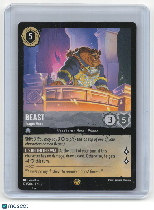 2023 Lorcana Beast Rise of the Floodborn #173/204 English