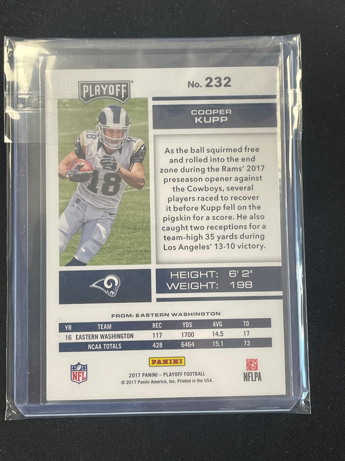 2017 Playoff Football Cooper Kupp /299 #232