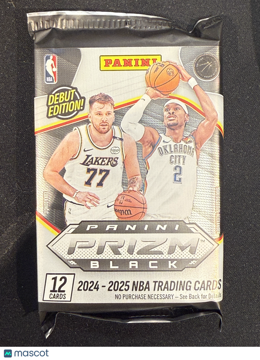 2024-25 Panini Prizm Black Basketball Hobby Pack