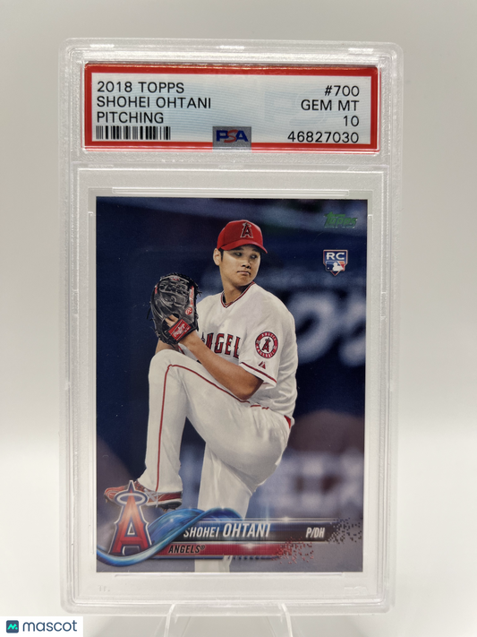 2018 Topps Shohei Ohtani #700 Pitching PSA 10