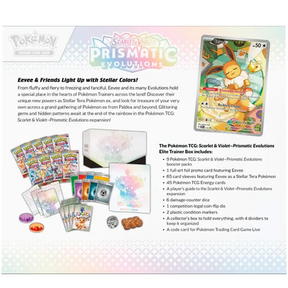 Pokémon TCG: Scarlet & Violet—Prismatic Evolutions Elite Trainer Box