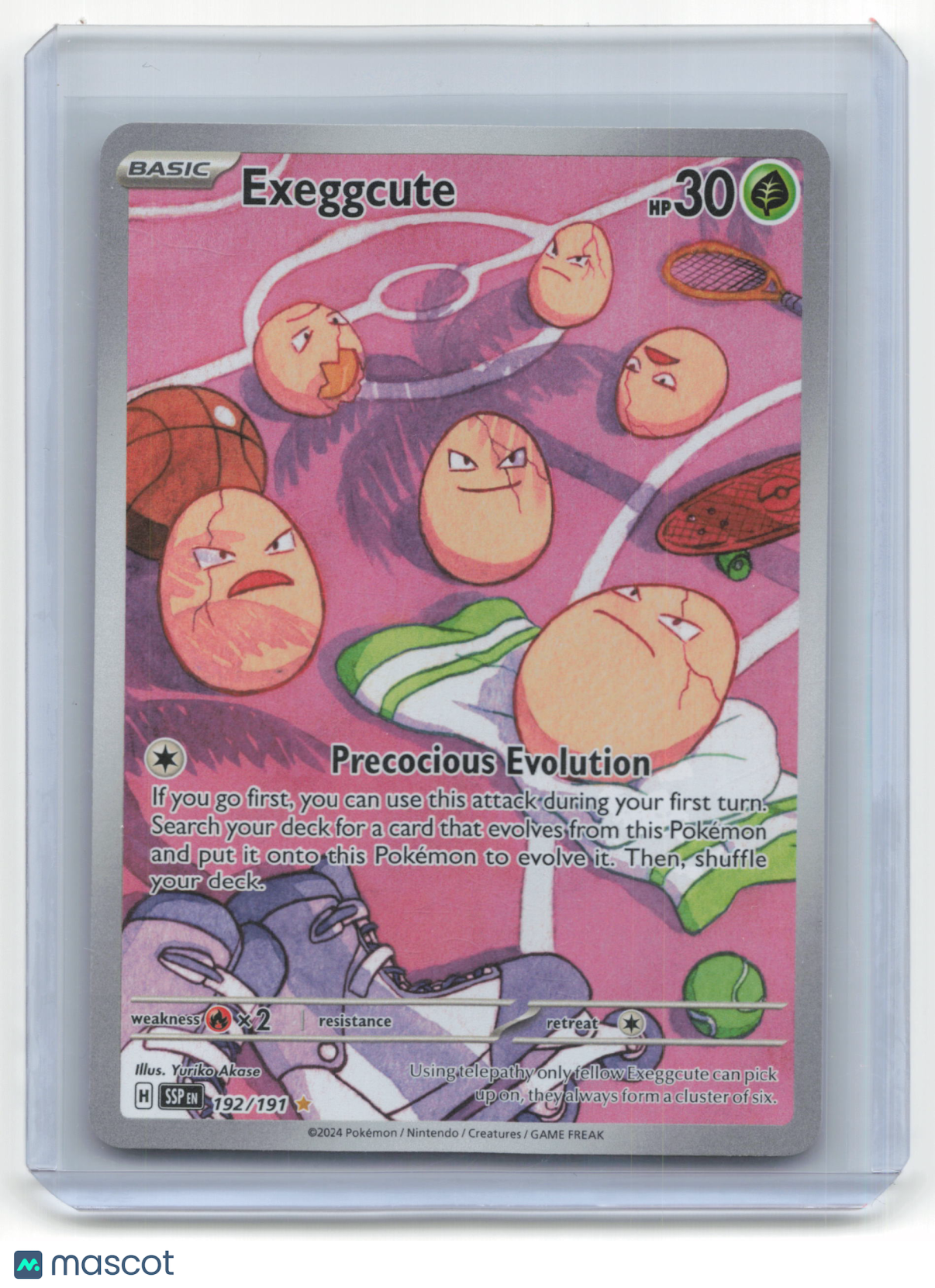 2024 Pokemon TCG Exeggcute Surging Sparks #192/191