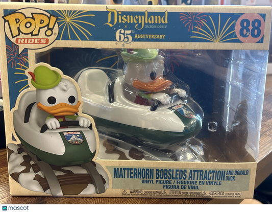 Funko Matterhorn Bobsleds Attraction and Donald Duck Poor