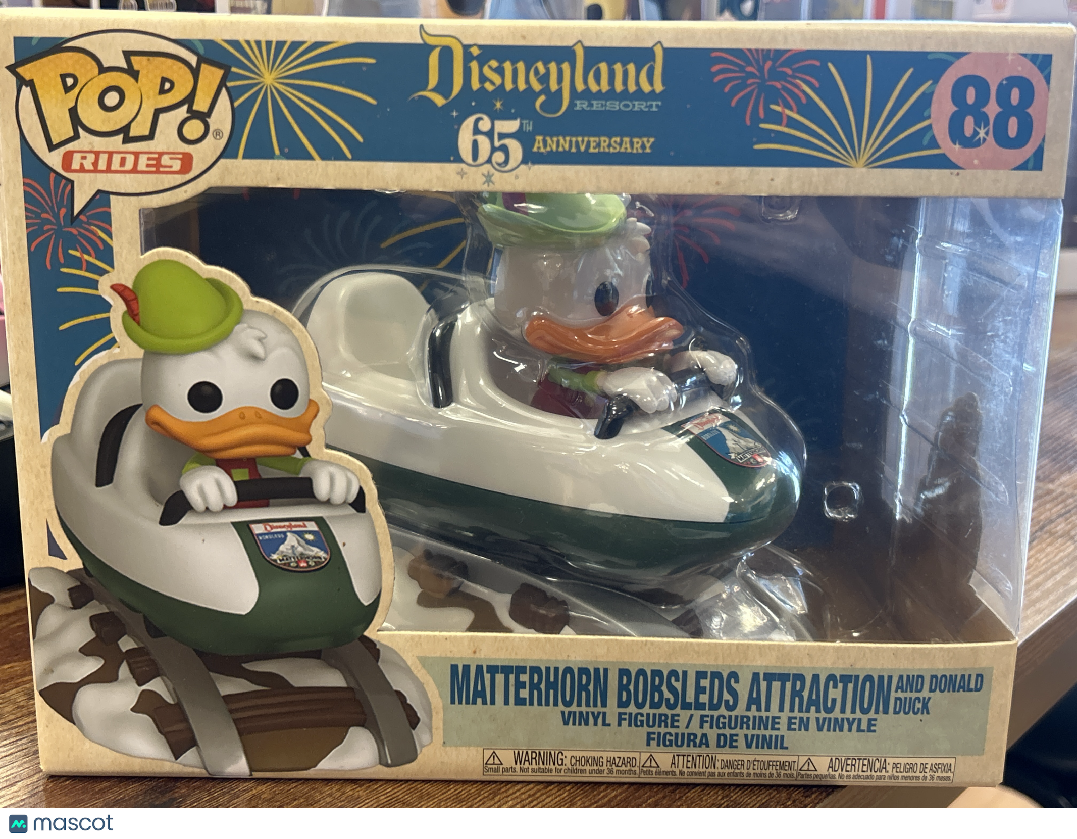 Funko Disneyland Resort 65th Anniversary: Matterhorn... & Donald Duck #88 (Good)