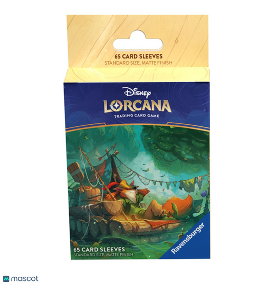 Lorcana Standard 20 Pt. (Robin Hood, Daydreamer) Card Sleeves 65 Ct