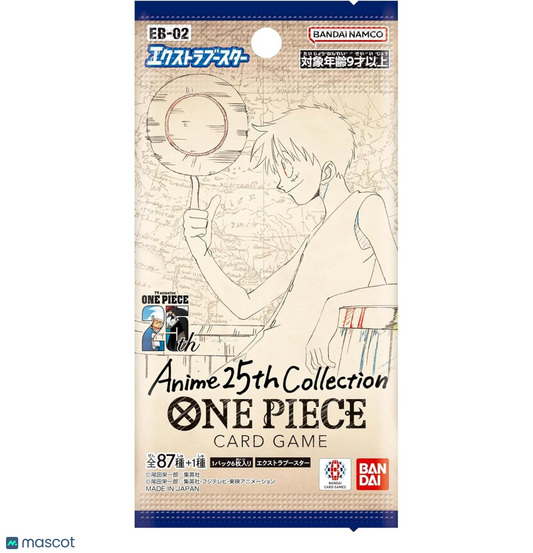 2025 One Piece Anime 25th Collection (EB-02) Japanese Booster Pack