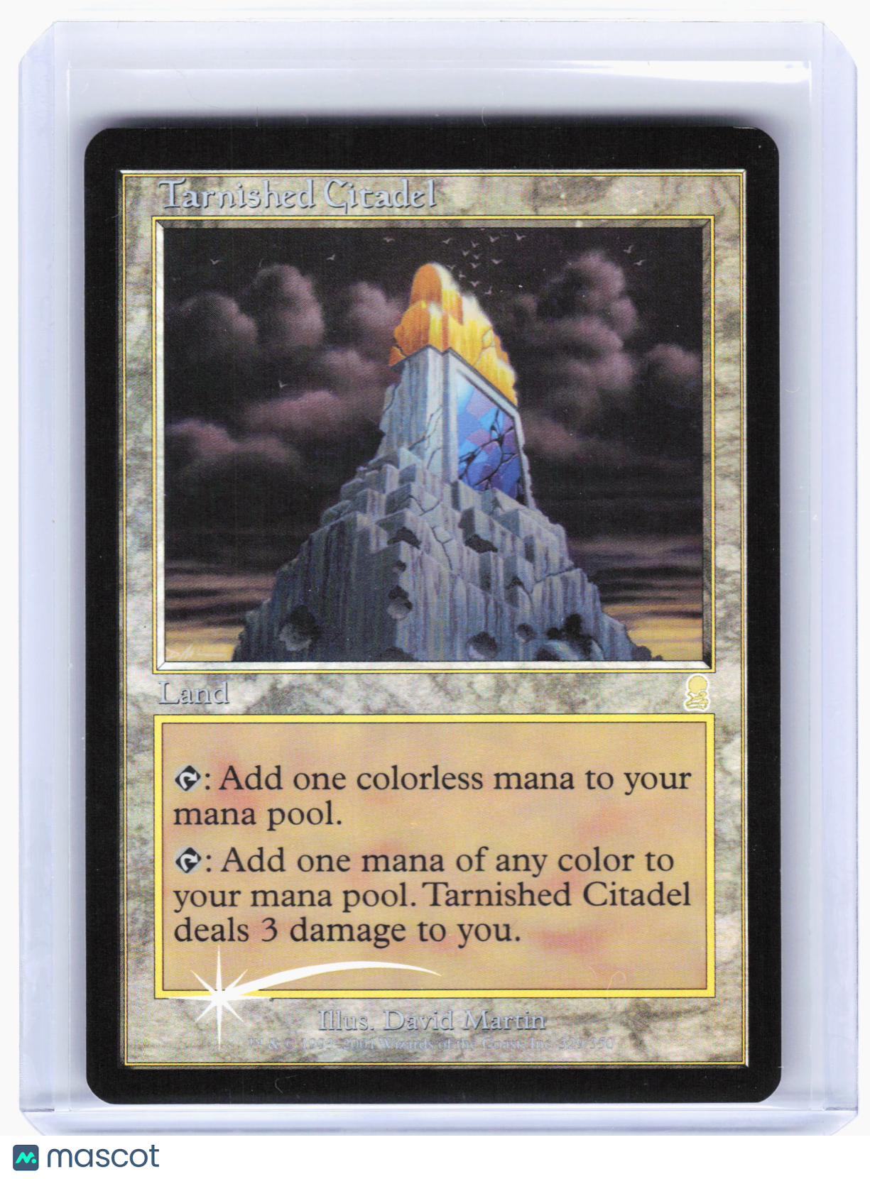 2001 Magic: The Gathering—Tarnished Citadel #329/350 Odyssey—Foil [Mod Played]