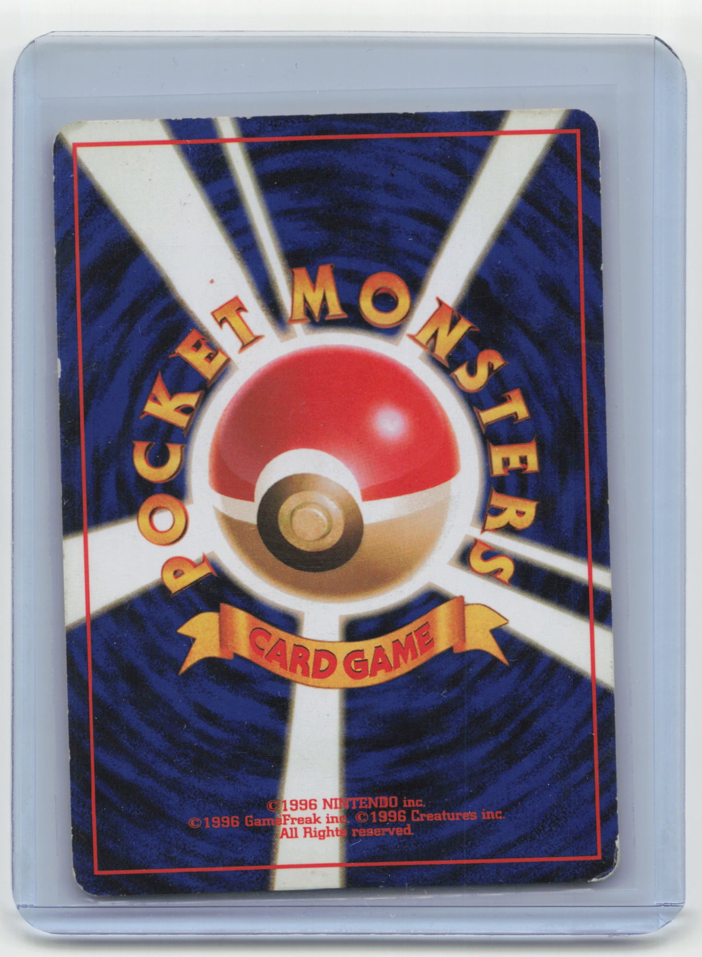 1996 Pokemon The Rocket's Trap Leader's Stadium Japanese Damaged Holo