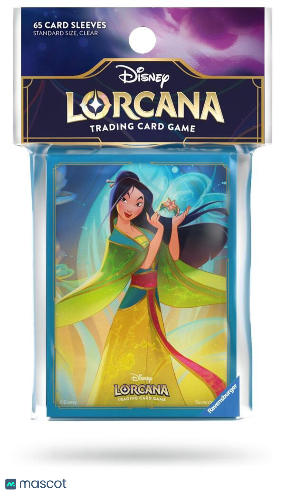 Lorcana Standard 20 Pt. (Mulan, With Comb) Card Sleeves (65-Pack)