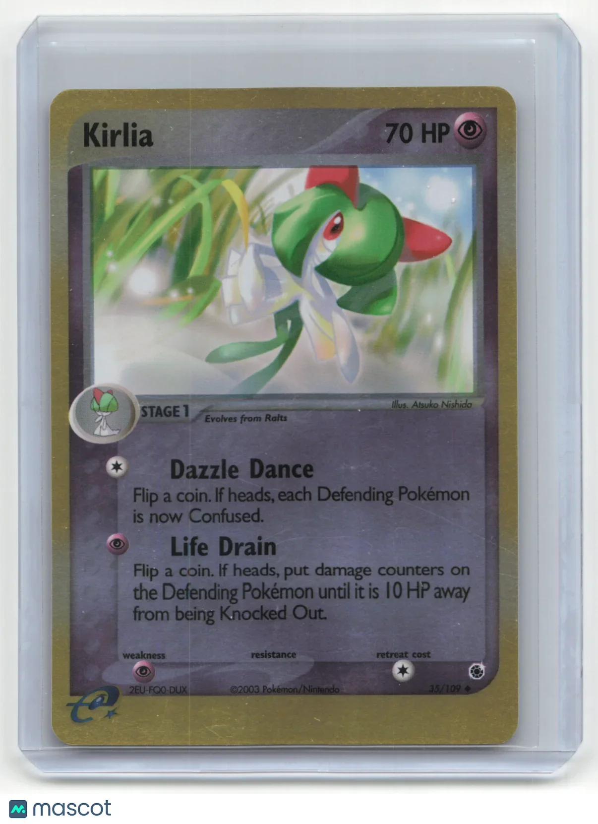 2003 Pokemon Kirlia EX Ruby & Sapphire #35/109 Reverse Holo - Papa Joey's Collectibles