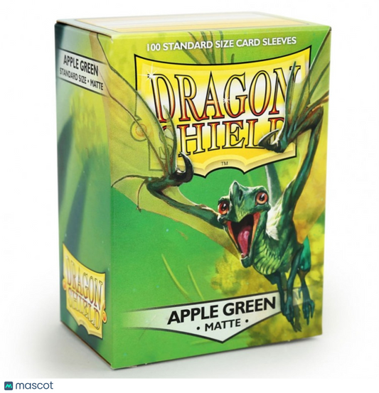 Dragon Shield Standard 20 Pt. Apple Green Matte Card Sleeves
