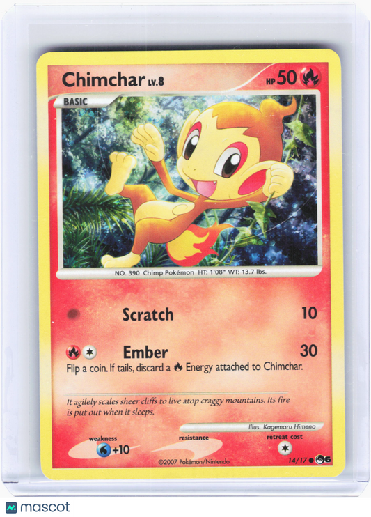 2007 Pokemon—Chimchar #14/17 POP Series 6—Common Holo