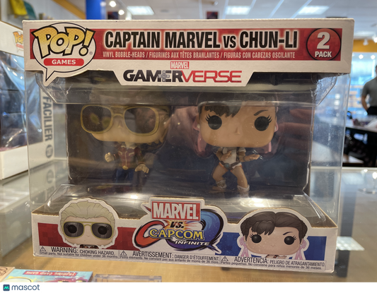 Funko Marvel vs Capcom Infinite Captain Marvel vs Chun-Li #2PK (Dmg) Gamerverse