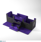 Gamegenic Black/Purple The Academic 266+ XL Convertible Deck Box