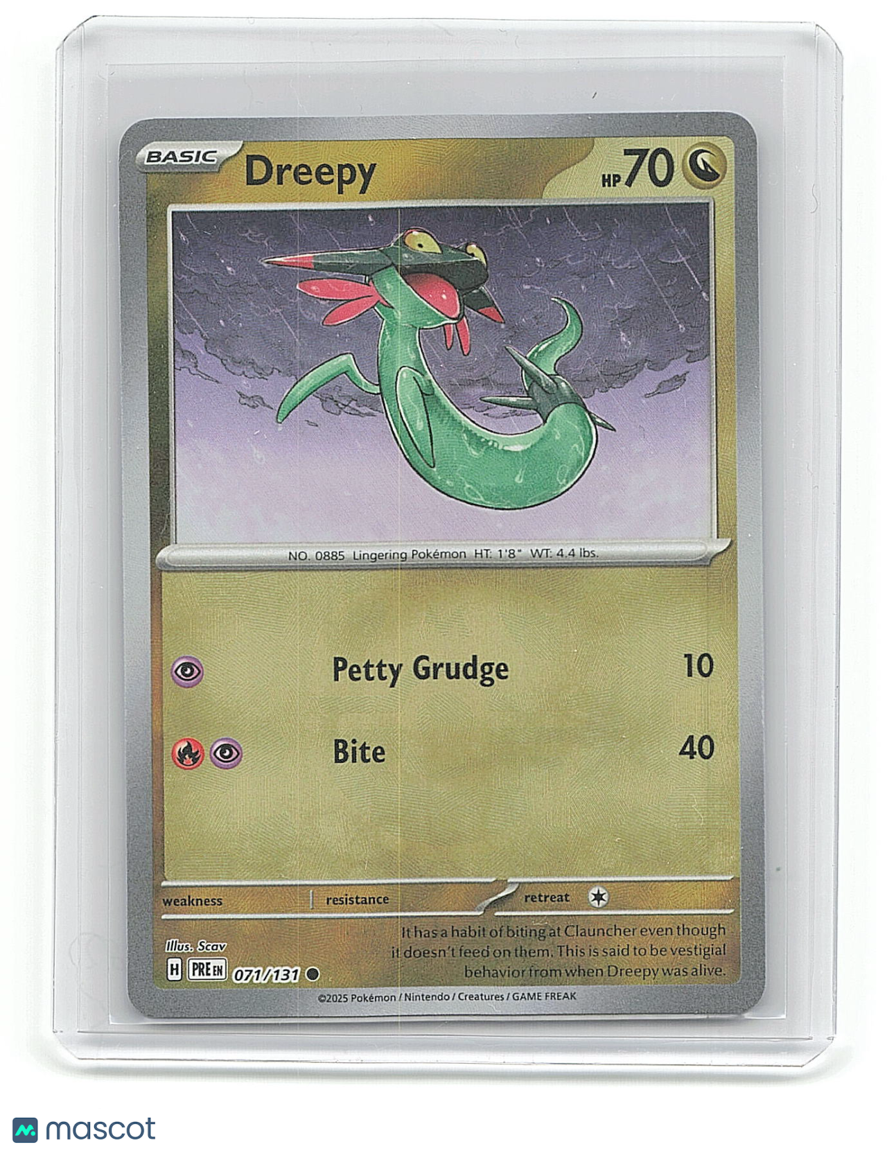 2023 Pokemon Dreepy #071/131 Masterball