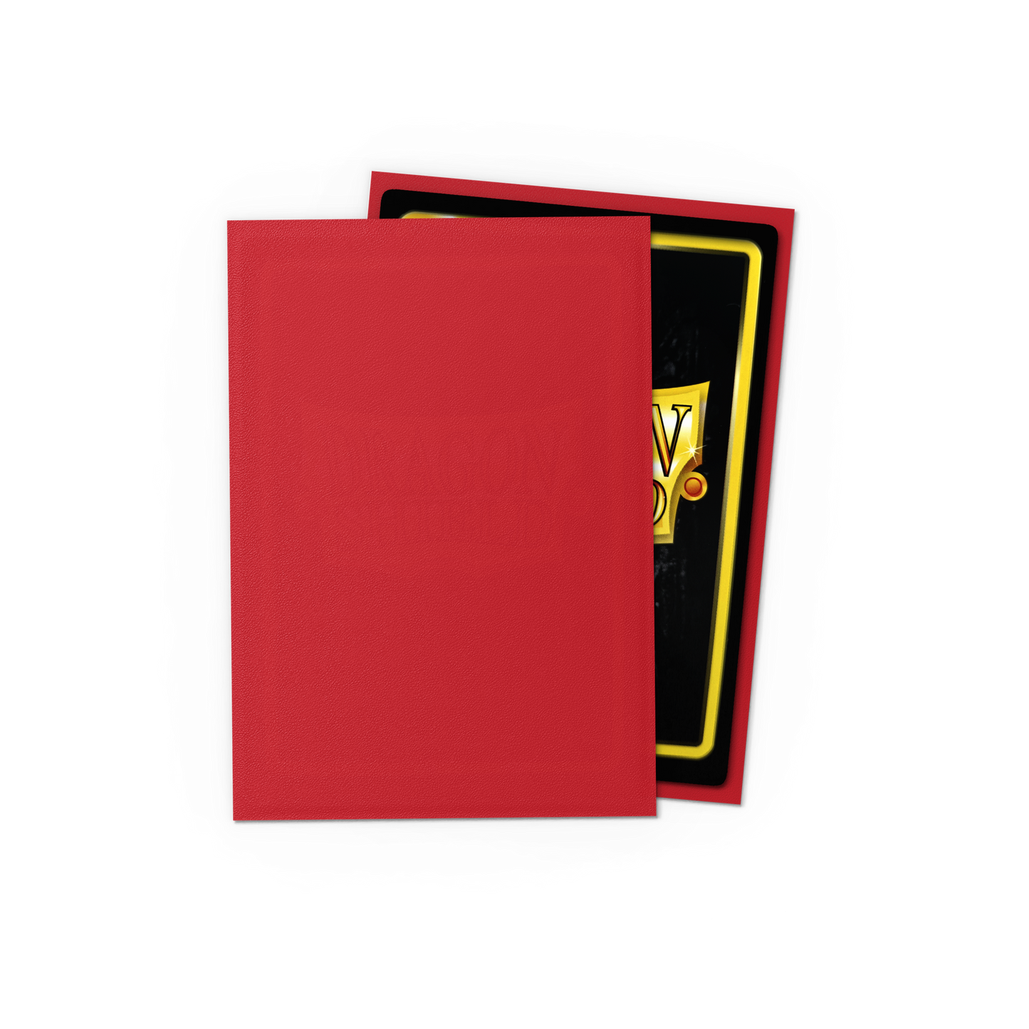 Dragon Shield Standard 20 Pt. Crimson Matte Card Sleeves