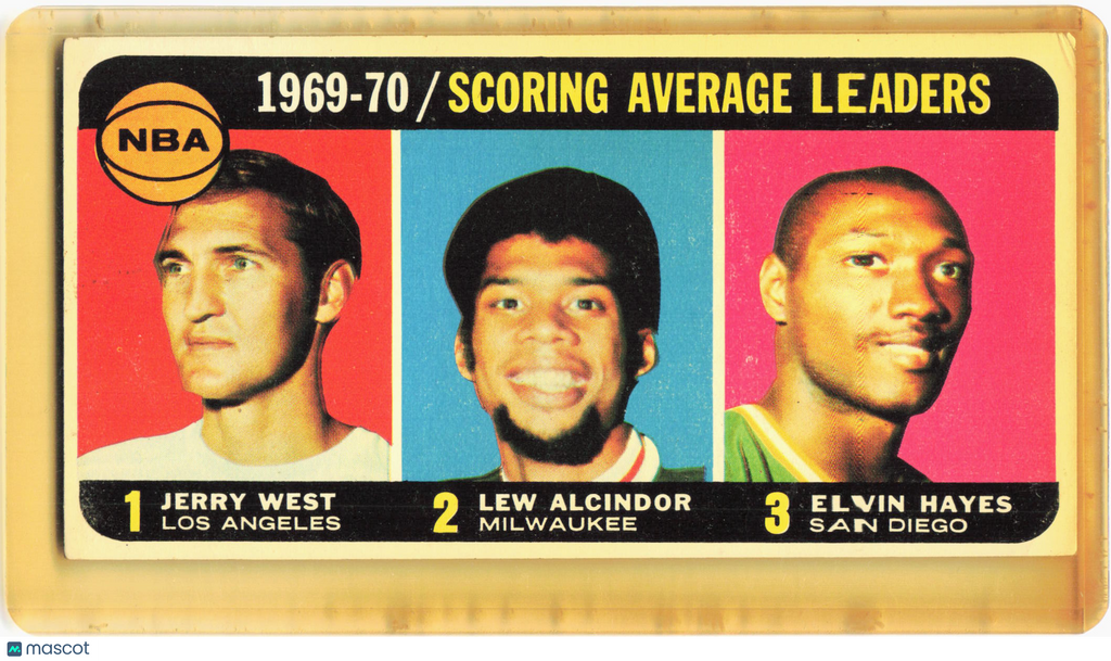 Topps 1969 Topps Basketball—Scoring Average Leaders #2 —Very Good