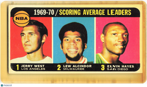 Topps 1969 Topps Basketball—Scoring Average Leaders #2 —Very Good