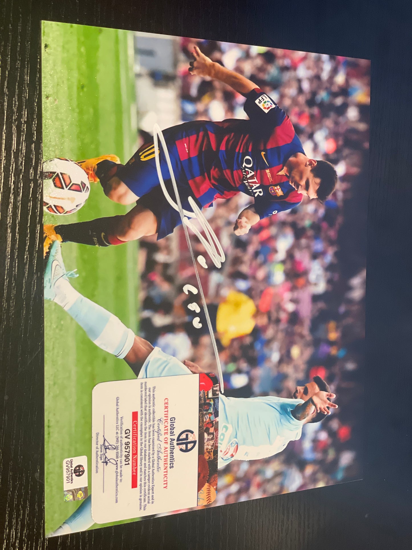 Lionel Messi Barcelona Signed/Autographed 8x10 Soccer Photo