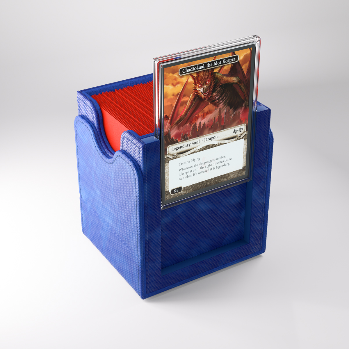 Gamegenic Squire Plus 100+ XL Convertible Blue Deck Box