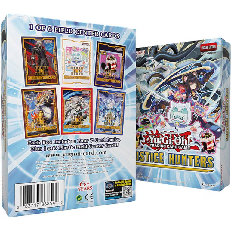 2020 YuGiOh! Justice Hunters Field Center Card Box - Papa Joey's Collectibles