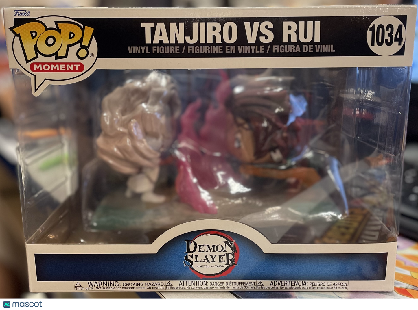 Funko Demon Slayer: Kimetsu no Yaiba Tanjiro vs Rui #1034 Very Good