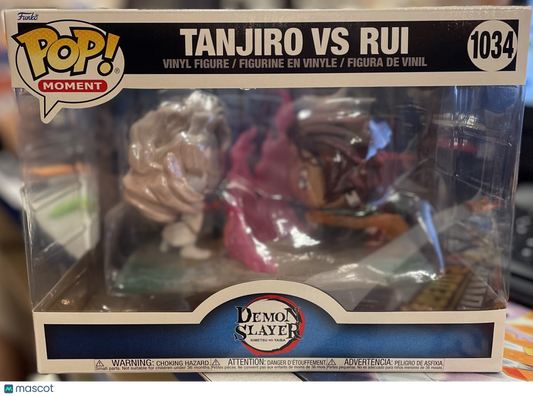 Funko Demon Slayer: Kimetsu no Yaiba Tanjiro vs Rui #1034 Very Good