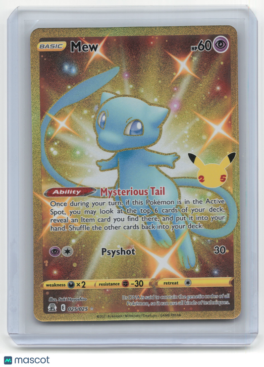 2021 Pokemon TCG Mew Celebrations #025/025