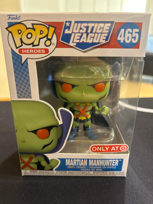 POP! Heroes JUSTICE LEAGUE 465 MARTIAN MANHUNTER