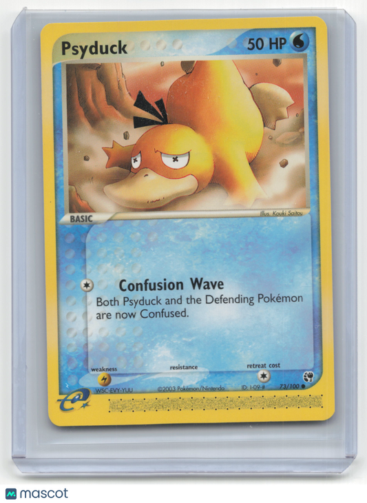 2003 Pokemon Psyduck Sandstorm #73/100 Near Mint