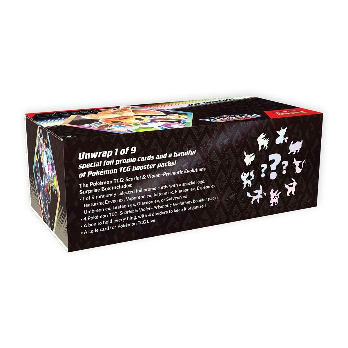 2025 Pokemon Scarlet & Violet Prismatic Evolutions Surprise Box