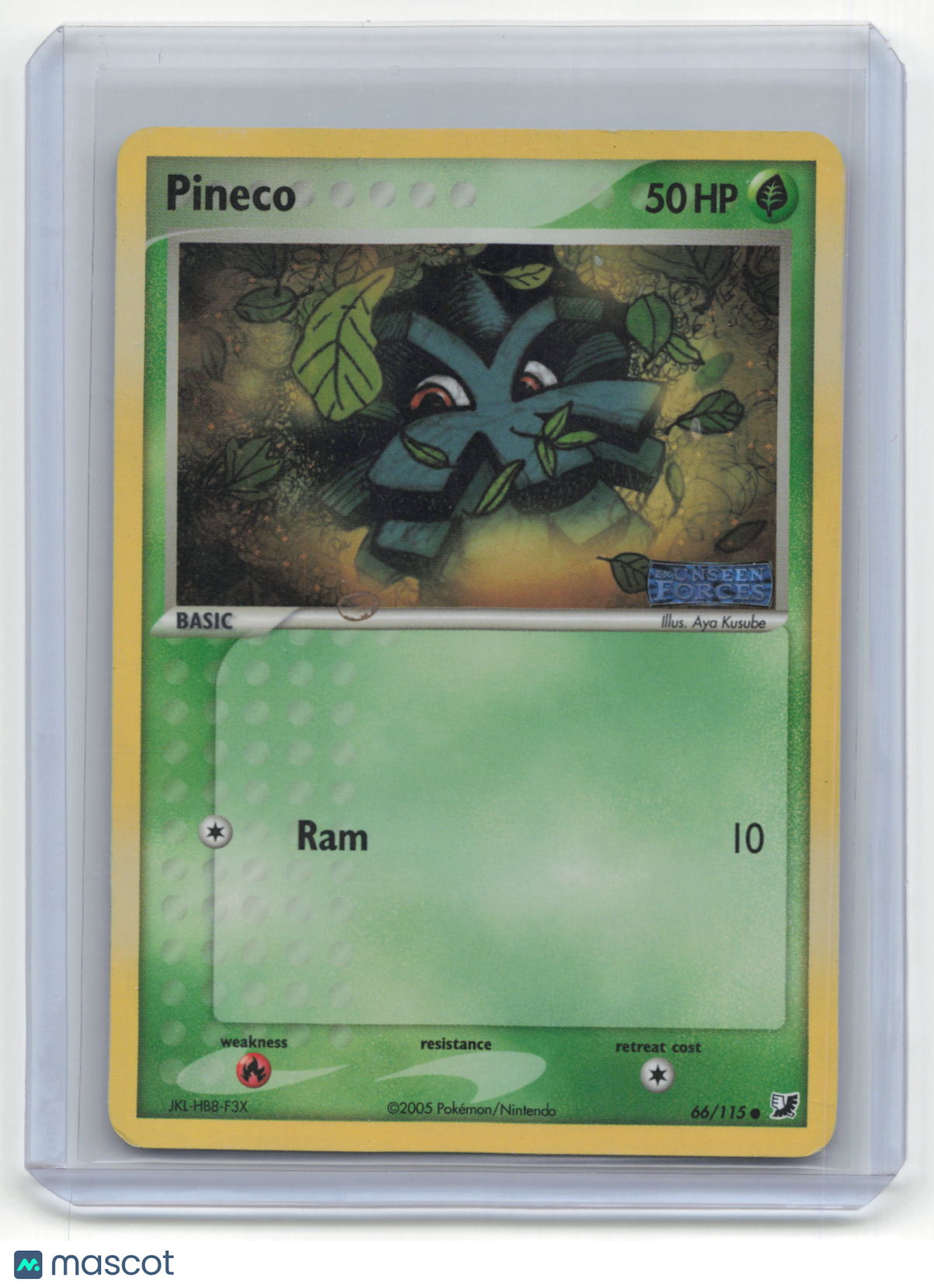 2005 Pokemon TCG Pineco Sword And Shield #66/115