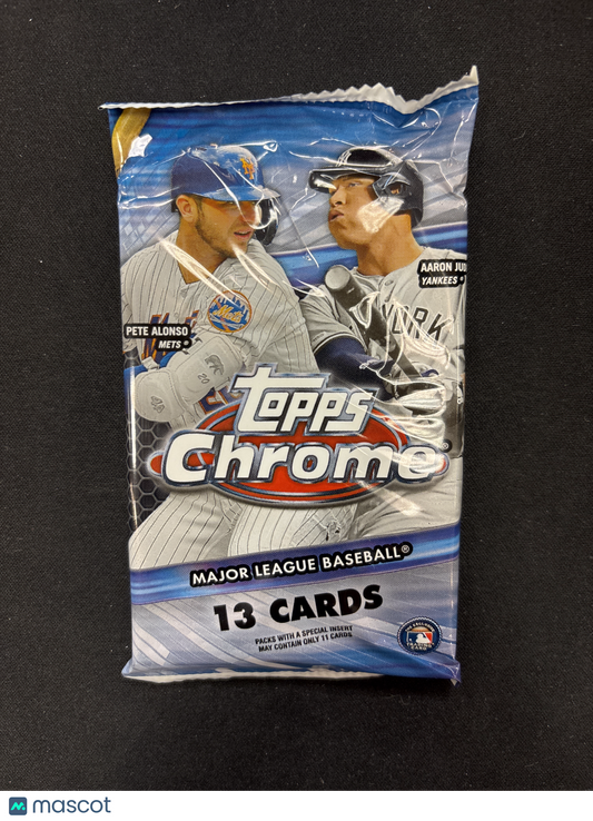 2020 Topps Chrome Baseball Hobby Jumbo Pack